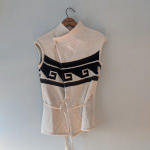 Isabel Marant | Wool Alpaca Southwestern Wrap Vest